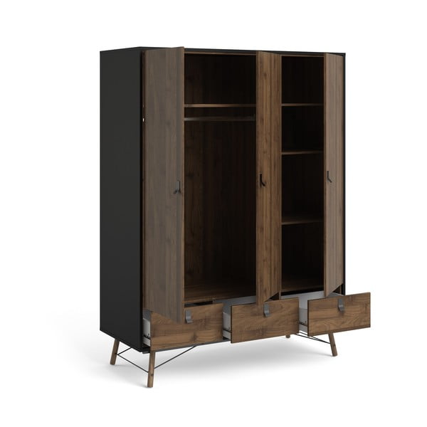 Ciemnobrązowa szafa Tvilum Ry-image-4