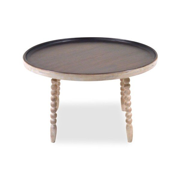 Stolik z drewna mangowca Støraa Knoxville, Ø 60 cm-image-1
