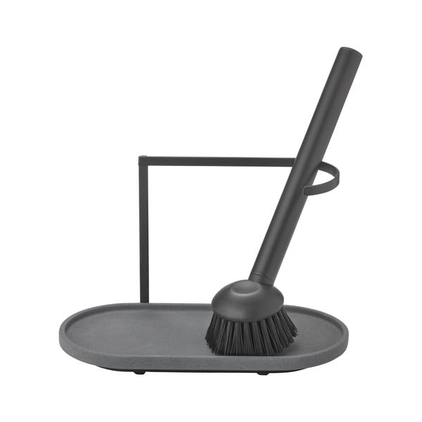 Szary betonowy stojak na akcesoria do mycia naczyń Dhuva – Blomus