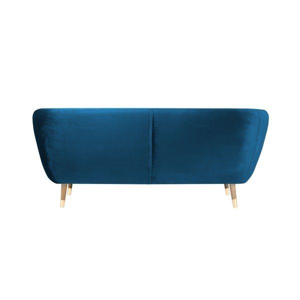Niebieska aksamitna sofa Mazzini Sofas Benito, 188 cm-image-4