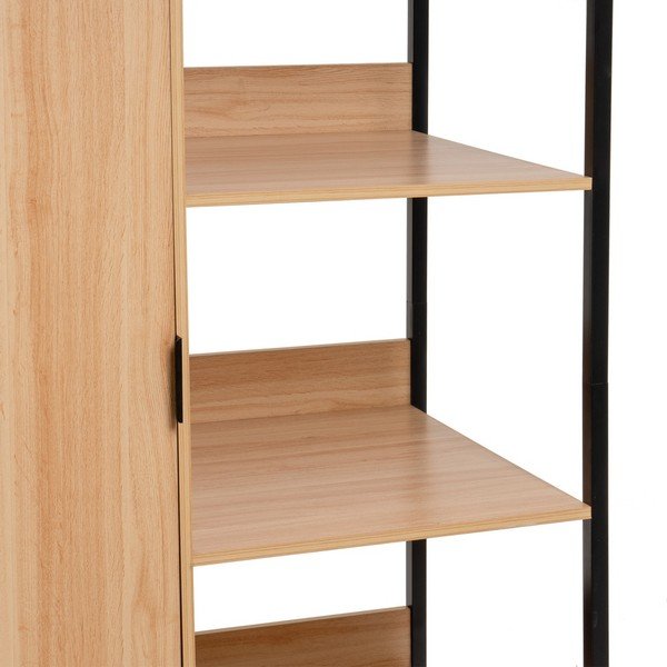 Szafa otwarta w naturalnym kolorze 100x190x48 cm Armarios – Casa Selección-image-4