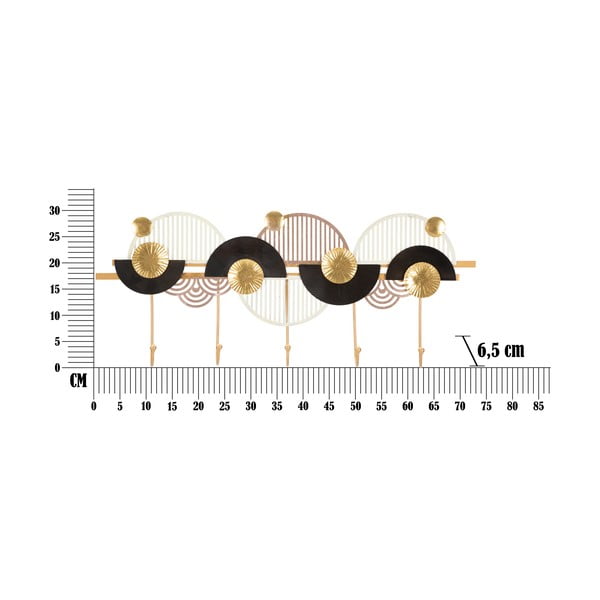 Wieszak w złoto-czarnym kolorze Mauro Ferretti Art-image-2