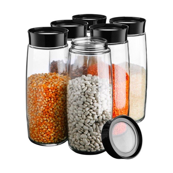 Szklane pojemniki na żywność 6 szt. – Hermia