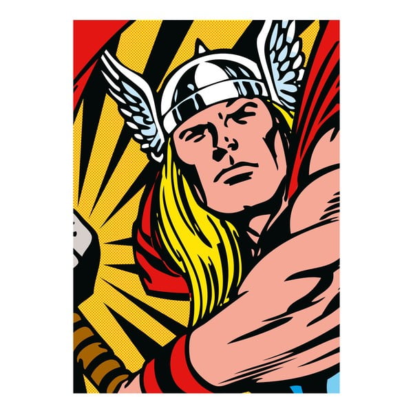 Plakat z blachy Marvel Close Up - Thor