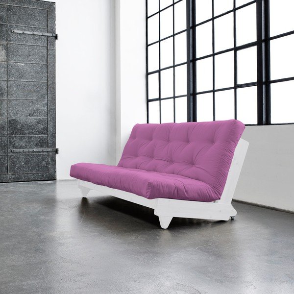 Sofa rozkładana Karup Fresh White/Taffy Pink-image-4