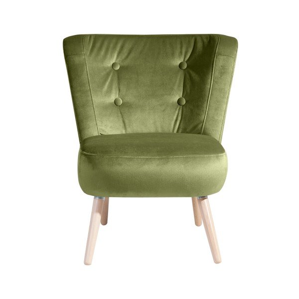 Zielony fotel Max Winzer Neele Velvet-image-2