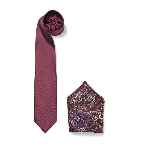 Zestaw krawata i poszetki Ferruccio Laconi 11