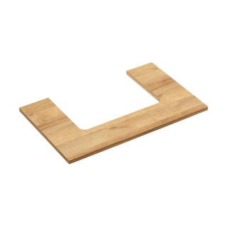 Blat pod umywalkę w dekorze dębu 78x50 cm Set 360 – Pelipal