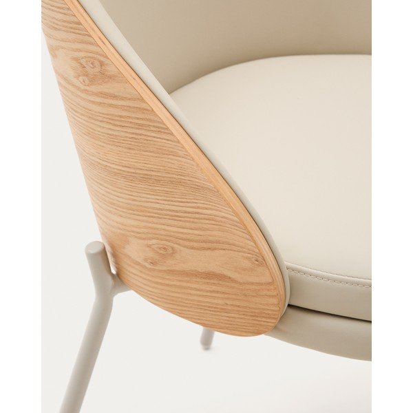 Kremowe krzesło Eamy – Kave Home-image-4