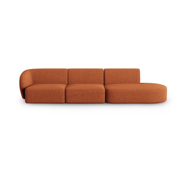 Pomarańczowa sofa 302 cm Shane – Micadoni Home