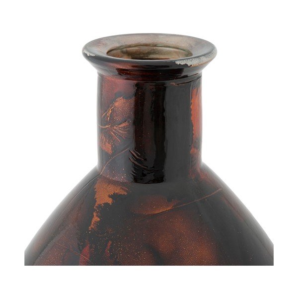 Brązowy wazon ze szkła z recyklingu Mauro Ferretti Ares, wys. 60 cm-image-2