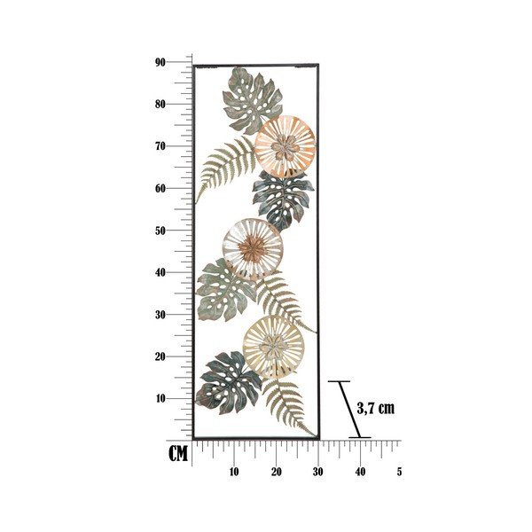 Żelazna dekoracja ścienna z przyrodniczymi motywami Mauro Ferretti Too Natura-image-4