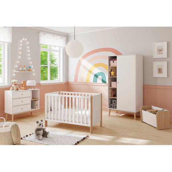 Biały regał dziecięcy 70x42 cm Esteban – Marckeric-image-1