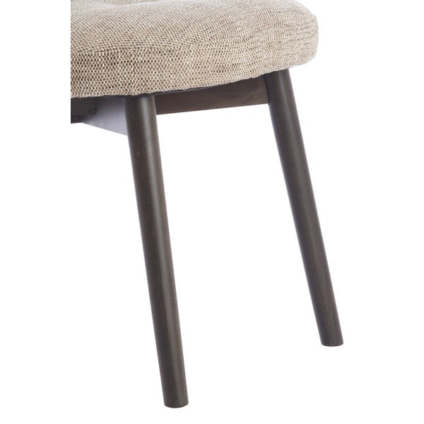 Beżowe tapicerowane fotele jadalniane zestaw 2 szt. Sinosa – Light & Living-image-4