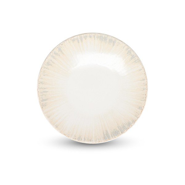 Jasnoszary porcelanowy talerz deserowy ø 21 cm Nuance – BonBistro
