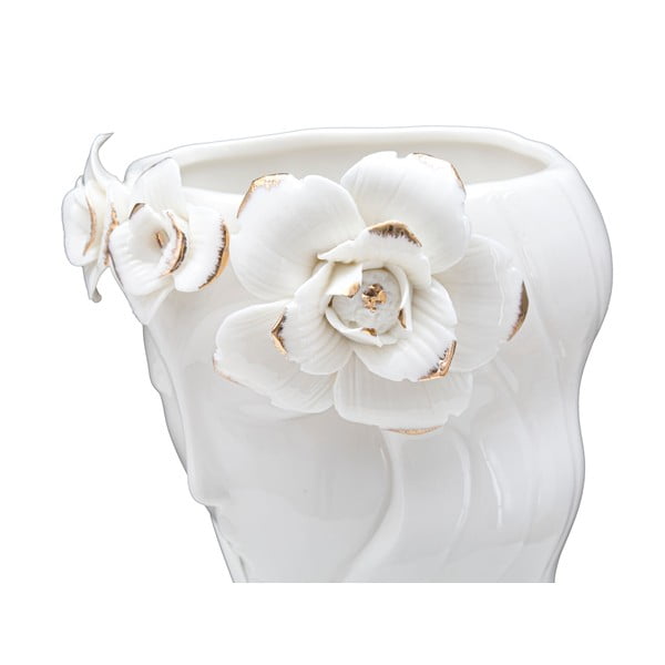 Biały porcelanowy wazon Mauro Ferretti Cute Woman-image-4