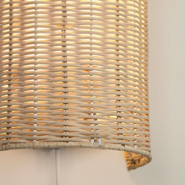 Rattanowy kinkiet Kimjit – Kave Home-image-2