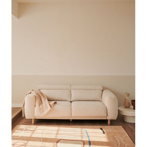 Kremowa sofa 215 cm Singa – Kave Home-image-1