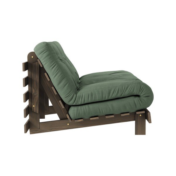 Zielona rozkładana sofa 140 cm Roots – Karup Design-image-4
