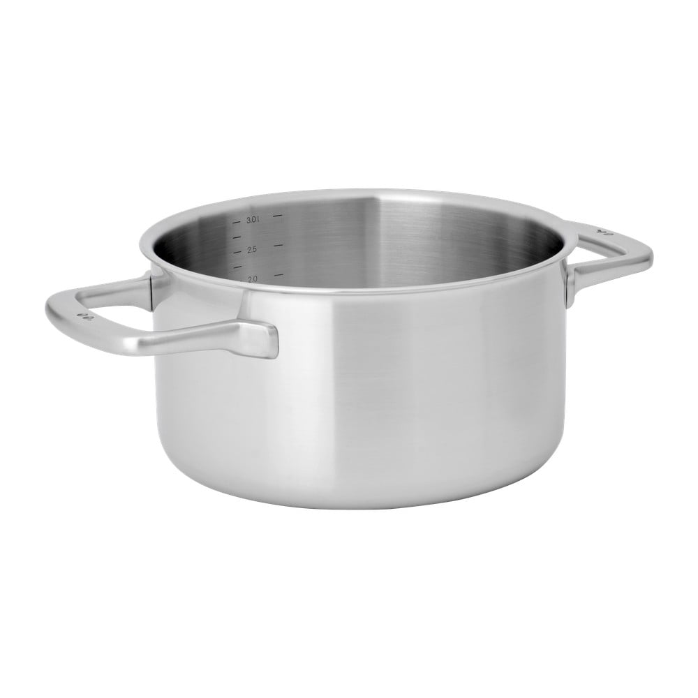 Garnek ze stali nierdzewnej z pokrywką odpowiedni na indukcję 3 l Lucca 3.0 – FABINI (zdjęcie 3)