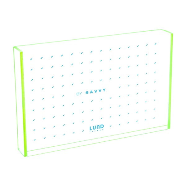 Ramka na zdjęcia z zielonymi krawędziami Lund London Flash Tidy, 15,6x10,2 cm
