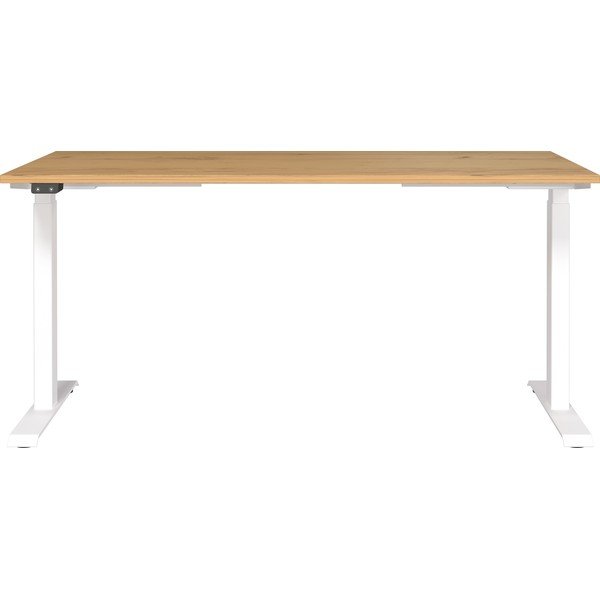 Biurko z elektryczną regulacją wysokości z blatem w dekorze dębu 80x160 cm Jet – Germania-image-2