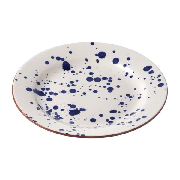 Talerz ceramiczny Blue Art, Ø 28 cm