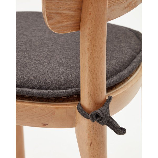 Poduszka na krzesło z mikrowłókna 43x43 cm Romane – Kave Home-image-2