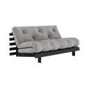 Szara rozkładana sofa 160 cm Roots Black Night – Karup Design