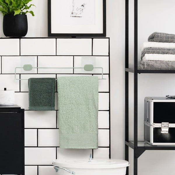 Samoprzylepny metalowy wieszak na ręczniki Grena – Compactor-image-3
