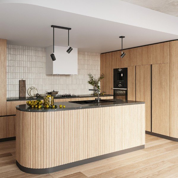 Czarna lampa punktowa 10x30 cm Jones – Sollux-image-1