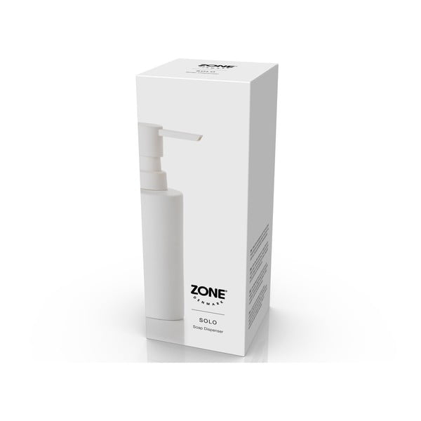 Biały ceramiczny dozownik do mydła 250 ml Solo − Zone-image-1