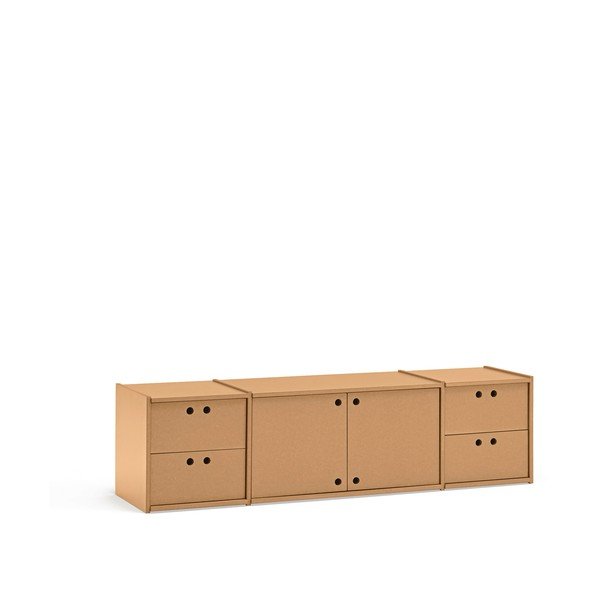 Szafka pod TV w naturalnym kolorze 157x42x40 cm Wally – Teulat-image-4