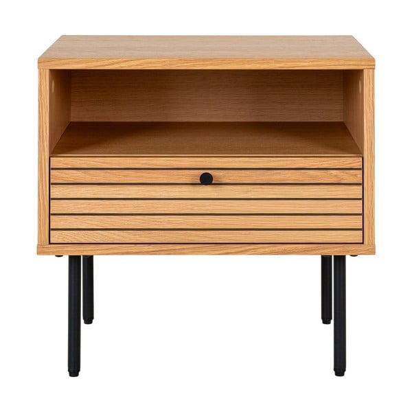 Stolik z blatem w dekorze dębu 40x50 cm Kyoto – House Nordic