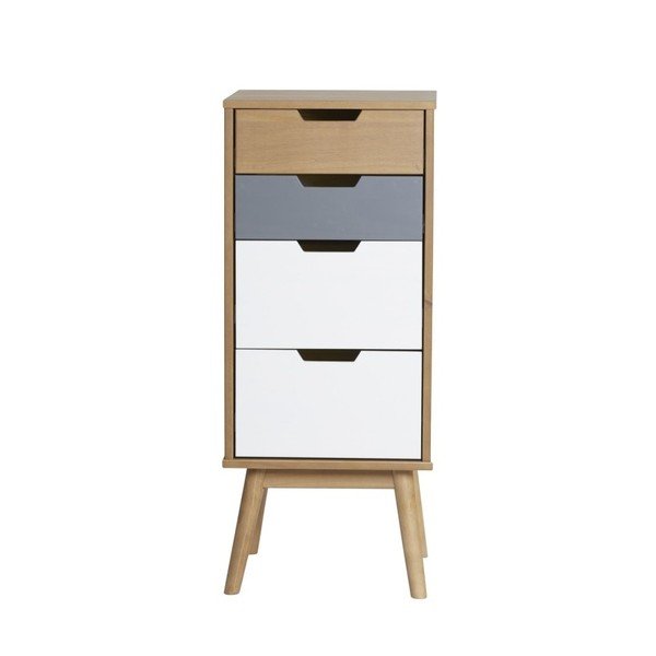 Komoda z litego drewna sosnowego Marckeric Cusco, szer. 40 cm-image-2