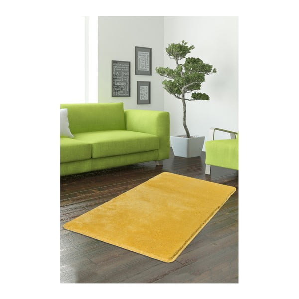 Żółty dywan Milano, 140x80 cm