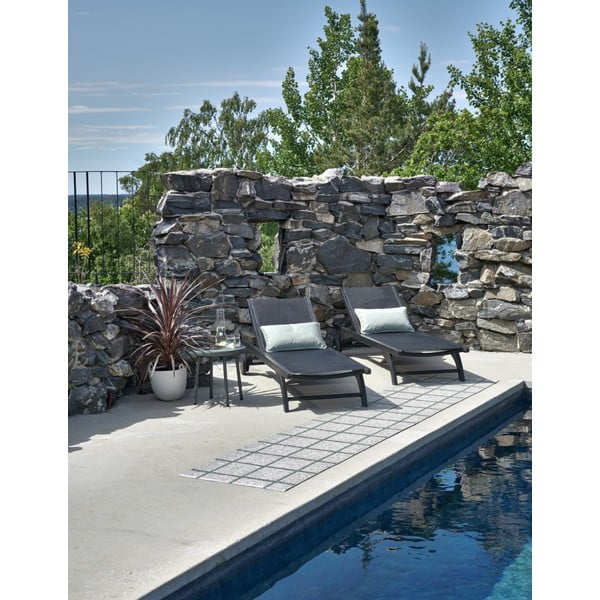 Poduszka odpowiednia na zewnątrz 38x58 cm Sunny Pale Turquoise – Pappelina-image-1