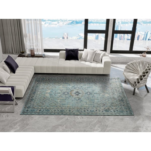 Niebieski dywan Universal Dihya, 140x200 cm-image-1