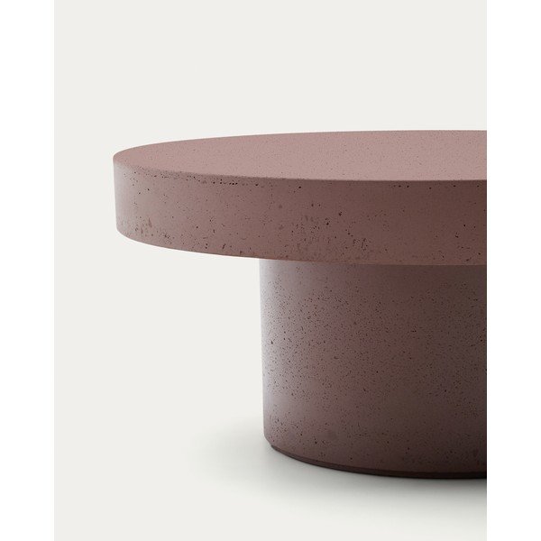 Okrągły stolik ogrodowy betonowy ø 66 cm Aiguablava – Kave Home-image-1