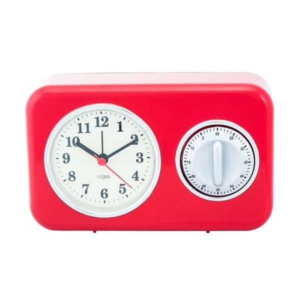Zegarek kuchenny z minutnikiem Red Vintage