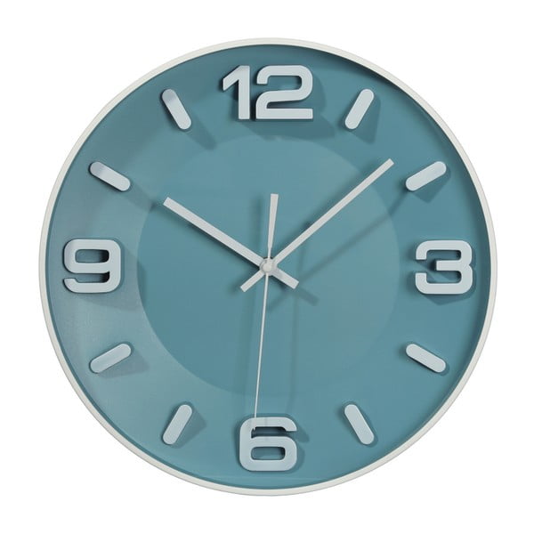 Niebieski zegar ścienny Ixia