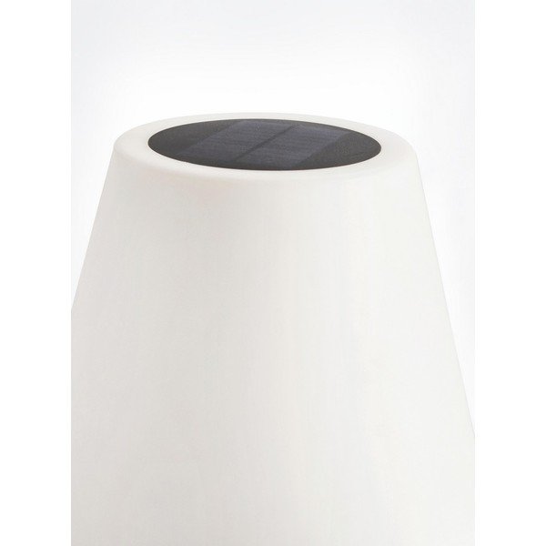 Biała lampa stojąca LED ze zdalnym sterowaniem/z głośnikiem (wysokość 150 cm) Solar – Bizzotto-image-4