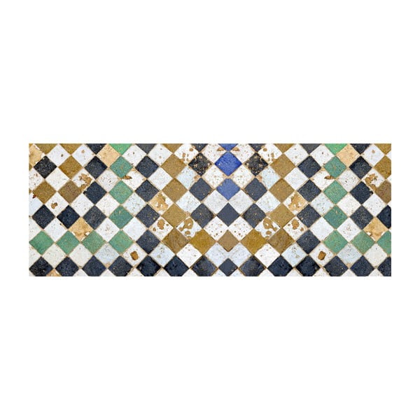 Dywan winylowy Square Tiles, 50x140 cm