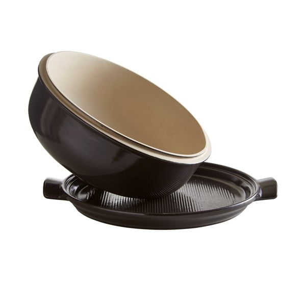 Czarna ceramiczna okrągła forma do pieczenia chleba Emile Henry, ⌀ 28,5 cm-image-1