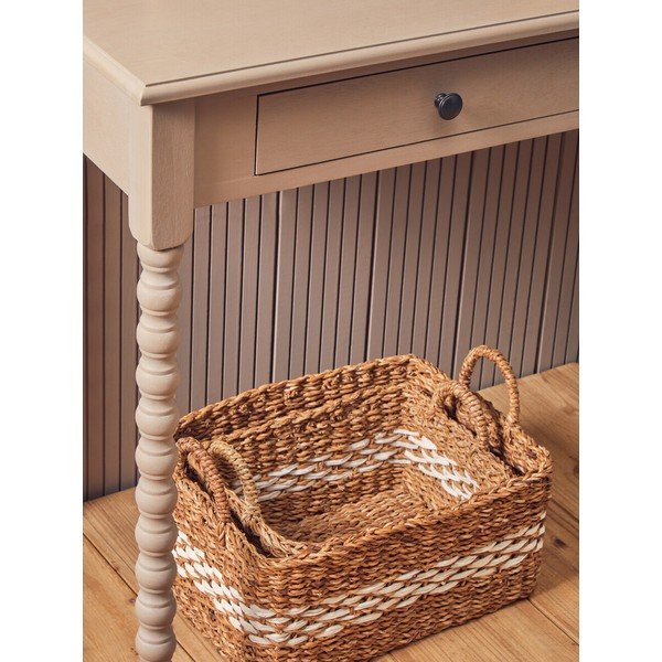 Biurko z litego drewna sosnowego 48x107 cm Heritage – Premier Housewares-image-4
