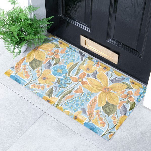 Wycieraczka z PVC 40x70 cm Flowers – Artsy Doormats-image-1