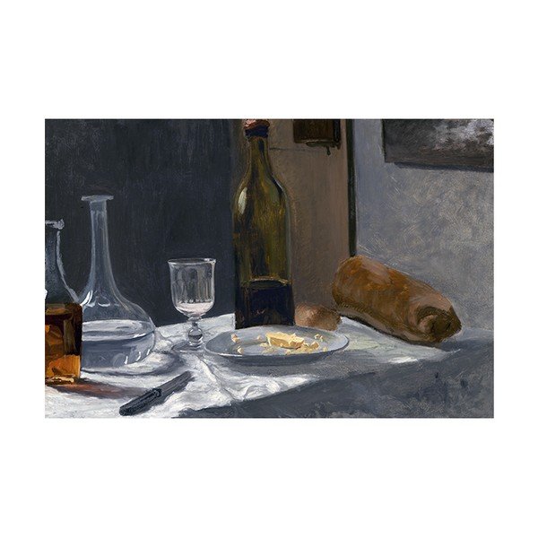 Reprodukcja obrazu Claude'a Moneta - Still Life with Bottle, 45x30 cm