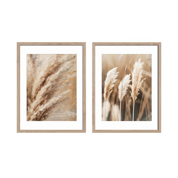 Obrazy zestaw 2 szt. 30x40 cm Selloana – Styler