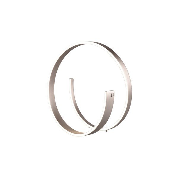 Szara lampa stołowa LED ze sterowaniem głosowym/mobilną aplikacją i metalowym kloszem (wysokość 45 cm) Cinardi – CINQUE-image-2