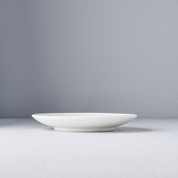 Biały talerz ceramiczny MIJ Star, ø 20 cm-image-1